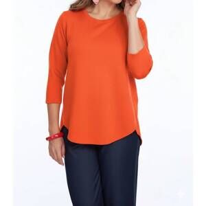 NEW LIOR zofi round neck top in paprika